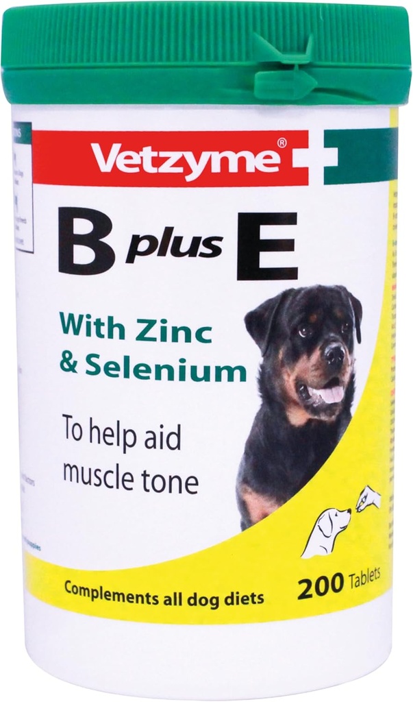 Vetzyme Dog B + E 200 tablet