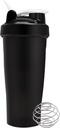 Protein Shake Bottle untuk Gym - Pre Workout Protein Piala Shake 20 Fl, Dishwasher Safe, BPA & Phtalat gratis Shaker Bottle Blender, Gym Shake untuk Protein Shake - Hitam atau Warna Random)
