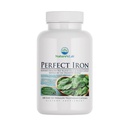 Nature 's Lab Perfect Iron 25mg Dieter Suplement - Gentle Non-Constipating Formula - Supply Red Blood cells & Energy Levels - 180 Capsules (6 Bulan Supply)