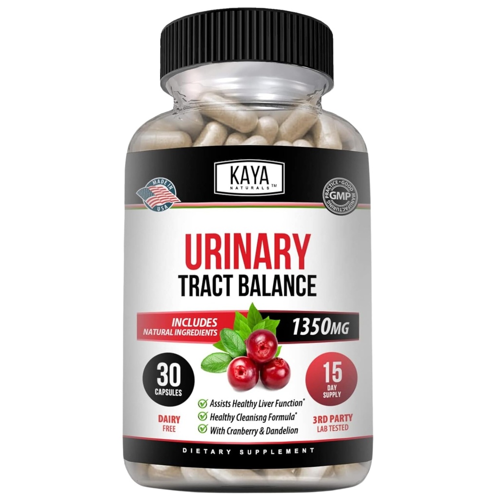Kaya superial - D-Mannose - Lintasan UT Cleanse & Bladder Kesehatan - Dibuat dengan Cranberry, Hibiscus & Dandelion Root - D Mannose Cresles Cranberry Suplemen - 30 Veggie Capsules