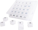 30 Day Pill Organizer, Portabel Pill Squeze to Open, Large Once a Day for Travel, Monthly for Vitamin, Medicine, Suplemen (Clear)