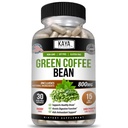 Kaya migrals Green Coffee Bean Extract - Non- GMO, Gluten- Free Suplemen (30 Cacah 1)