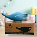Yoga Neti Pot untuk Sinus & Contraffic Cleaning 124; Microwave dan Dishwasher Friendly 124; Leak Bukti Durable Ceramic Neti Pot 124; Nasal Wasting Ceramic - Biru