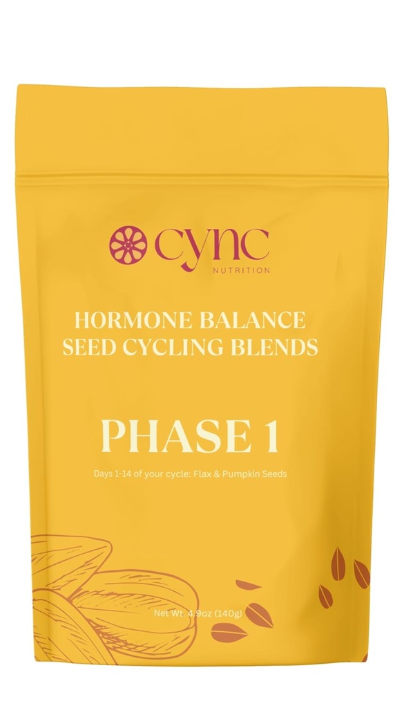 Benih Organik Cycling Kit 124; PMS PCOS dan Endomestriosis Relief 124; Siklus syncing kit Soothe Cramps, Hormonal Acne, Mood Swings dan General PMS 124; PMDD Dukungan 124; 100% Tanaman Berdasarkan Dukungan PDs 124; Progesterone