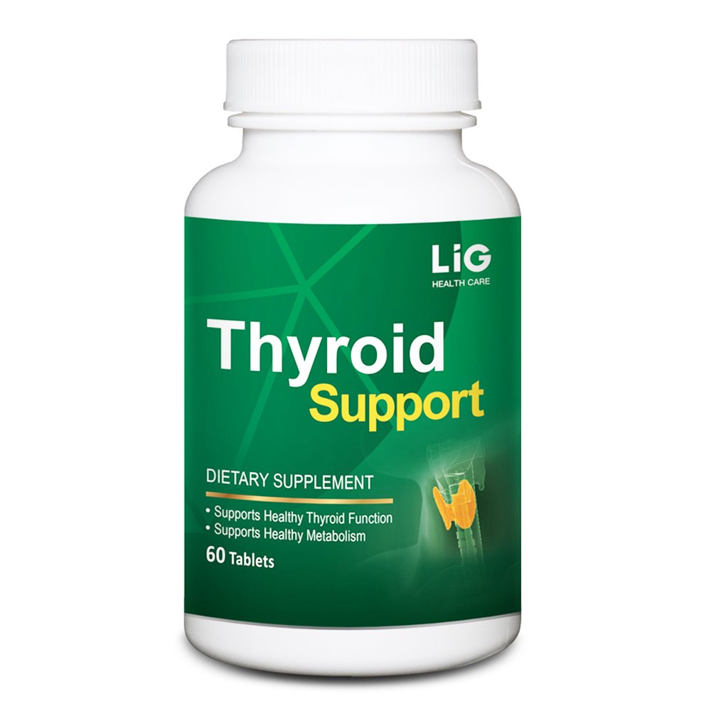 Suplemen Alam LIG Thyroid untuk Fungsi Gland Thyroid & Hashimoto