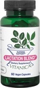 Vitanica Lactation Blend, Lactation Supplement, Breathfeating Suck Supply dan Flow, Organic Fennel, Milk Thistle, Fenugreek Seed dan More, Non-GMO, Vegan, 60 Capsules