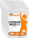 BulkSuppliments.com L- Citrulline Malate 2: 1 Powder - Nitric Oxide Boost, Citruline Malate Suplemen - Unflamited & Gluten Free - 3g per pelayan, 1kg (Paket 5) (11 lbs)