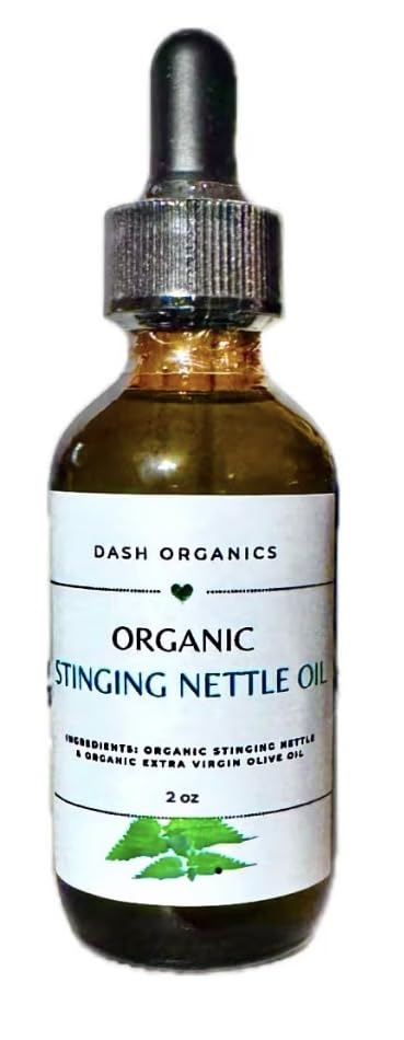 Organik Stinging Minyak Nettle 124; 2 oz 124; kuat minyak perawatan rambut alami