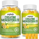 Sugar Free Creatine Monohydrate Supplement Gummies for Men & Women Creatine Monohydrate with Magnesium B12 For Muscle Strength, Energy Boost, Pre- Workout Supplication, 120 Counts