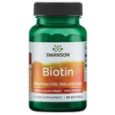 Swanson Super Kekuatan Biotin Vitamin 10.000 mcg 60 Sgels