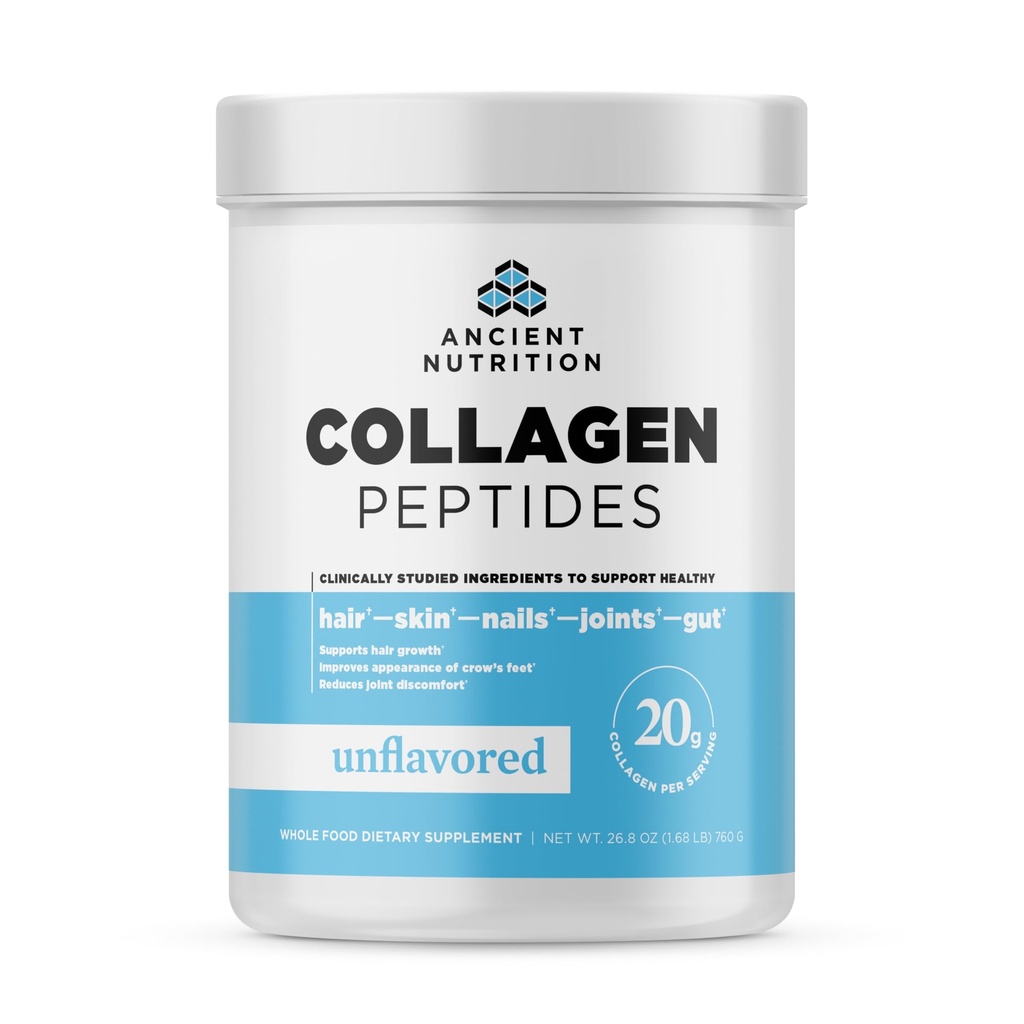 Koleksi Peptida Nuklir Kuno, Peptida Collagen Peptides Powder, Kolagen Hydrolyzed yang tak beraroma, Menyediakan Skin Sehat, Joints, Keto dan Paleo Friendings, 38 Gg Collagen per Serving