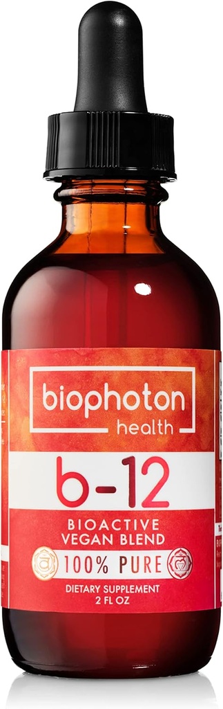 Lipomal Vitamin B12 Liquid Suplemen - Bioactive Metil Blend - Vegan & Non GMO - Organic Glycerin & Sugar Free (2 Fl Oz)