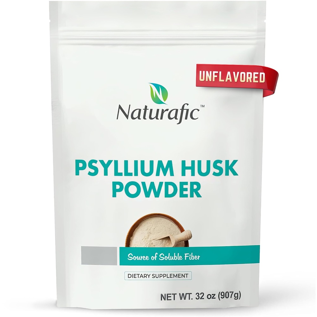 Psyllium Husk Powder Unfeated-Digetical Fiber Suplement for Bowel Regularity & Gut Health - Non-GMO, Gluten- Free, Vegan, Keto Friendly - 32oz