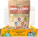 Skin and Coat Supplement with Fish Oil and Omega 3 for Dogs and Cats