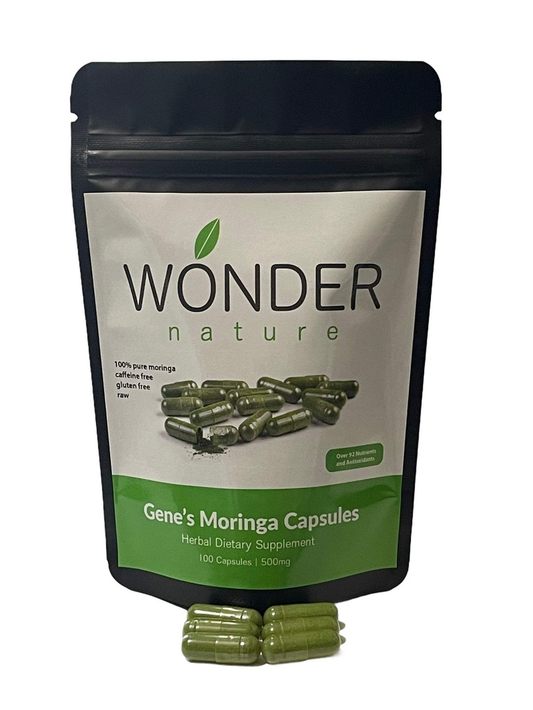 Gen 's Moringa Green Powder 100 Veg.