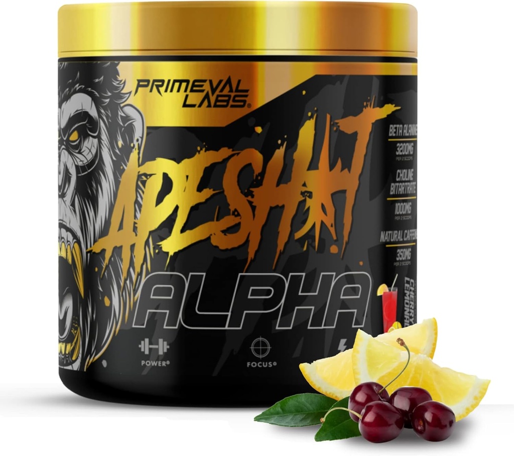 Pra-Workout Primeval Lab Pre Primeval untuk Pria dan Perempuan: Memperbesar Endurance and Focus 124; 350mg Caffein Powder: 124;
