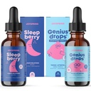 JoySpring SleepBerry Liquid Melonalin dan Genius Drops Smartberry Vanilla untuk Anak-anak