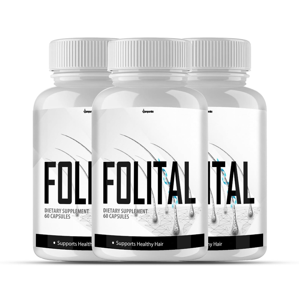 Folital New Advanced Formula Suplemen - 3 Packs 90 Days Supply