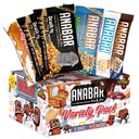 Anabar Protein, The Sampler Pack, The Protein-Packed Candy Bar, Bar Tasting Protein Terbaik Dunia, No Sugar Alcohols, High Protein, Amazingly Delicious, 20 Grams Protein (6 Bars, Original Variety)