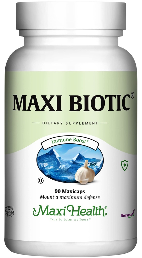 Maxi Biotic Aged Oranx Extract Capsules (90 Count): 124; Kyolic Bawang Suplemen dengan Spirulina, Echinacea, Oregano dan Enzymax - Antioksidant Alam - Dukungan Wellness