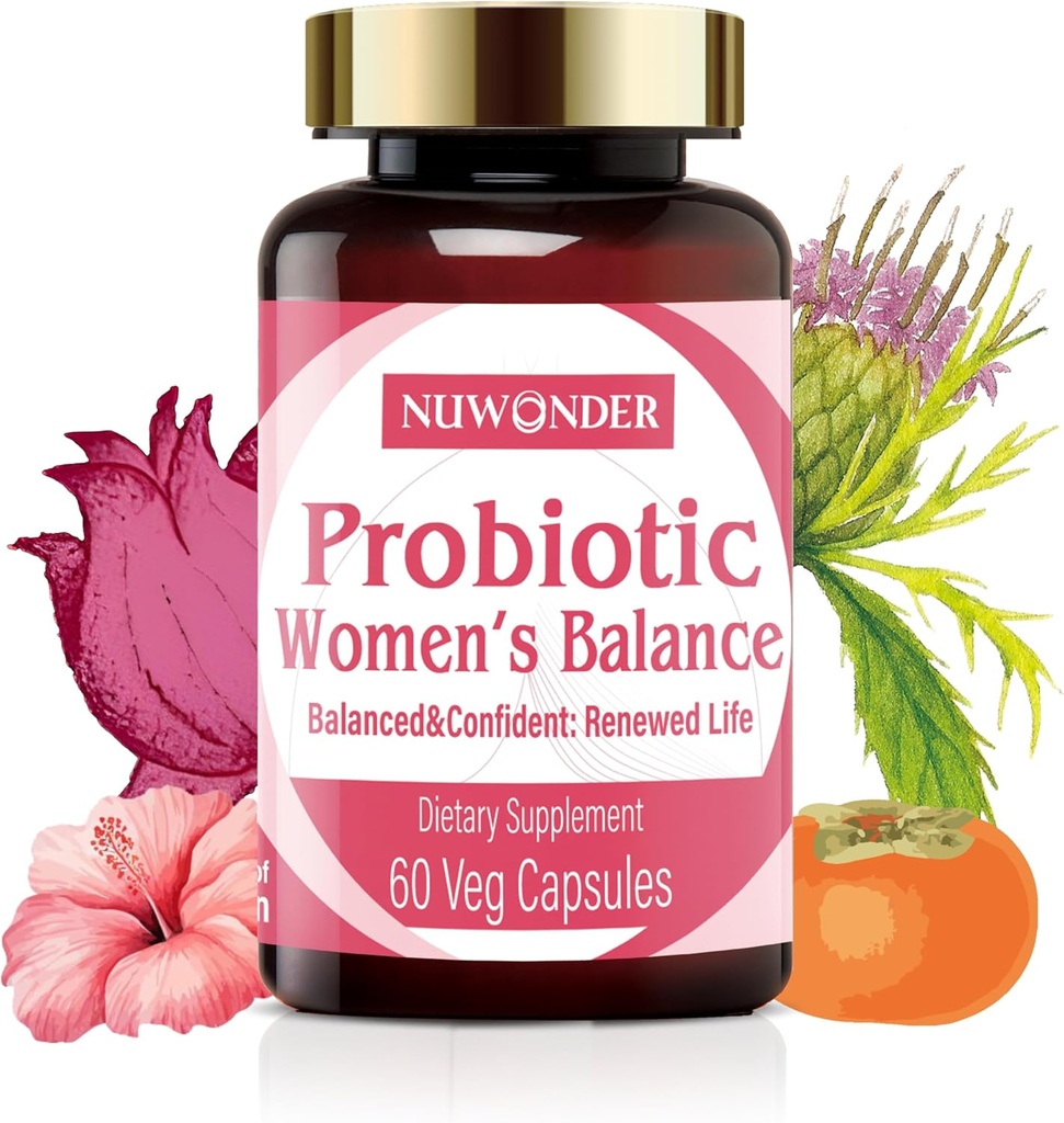 Prefel dan Progitive for Women - Vaginal Progetic Blend, Natural Pregities, Herbal Support, Propiness Feminine Health & Intimate, Distoria Odors & pH Saldo, 60 Capsules.