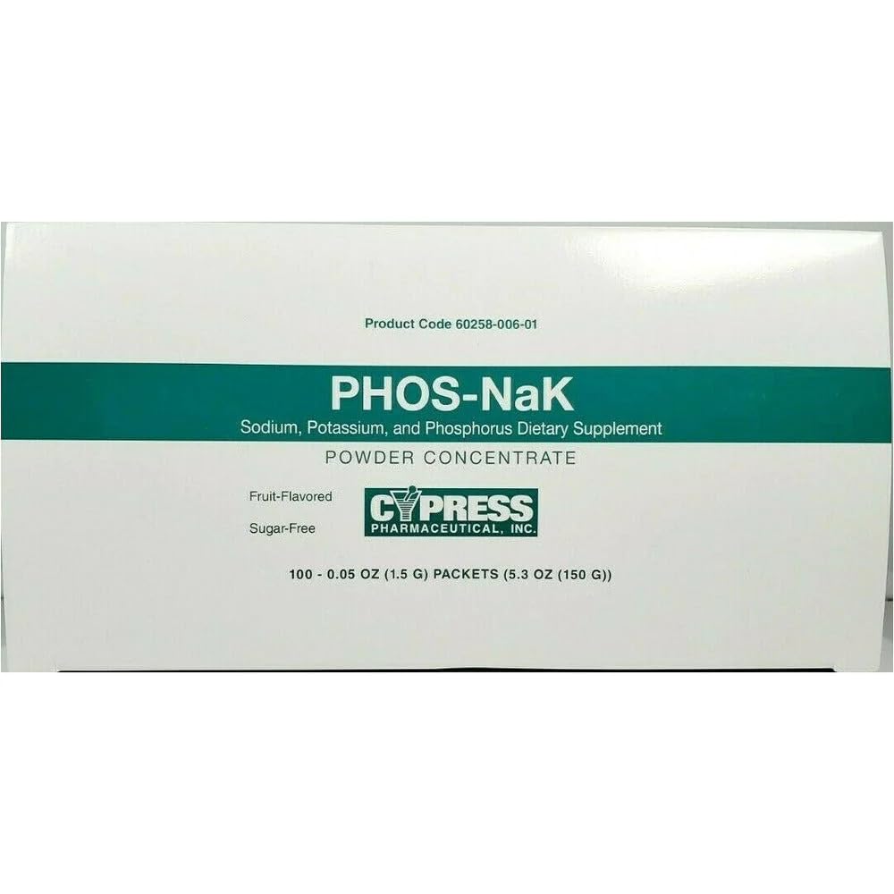 MCK27102700 - Cypress Farmasi Fos- NaK Dieter Suplemen Sodium / Potasium / Posfor 160 mg - 280 mg - 250 mg Unit Dose, Oral Powder Konsentrat Packet Fruit Flavor