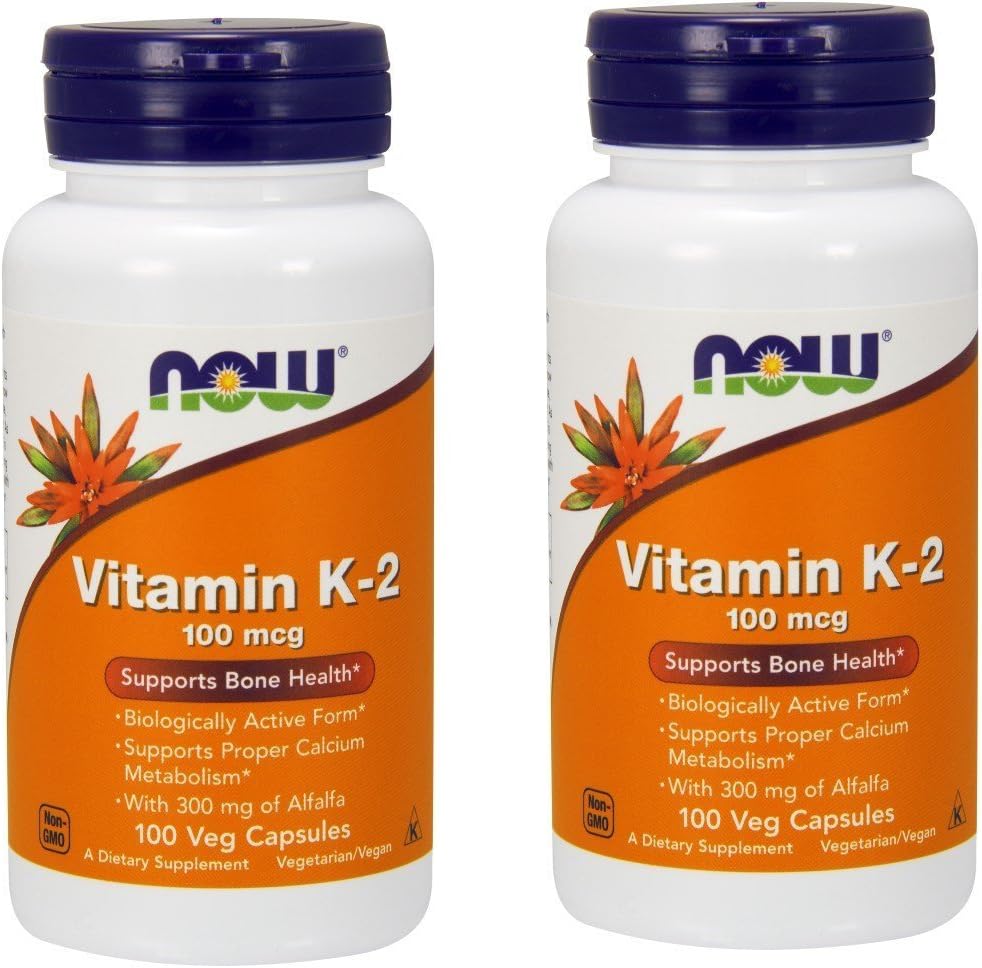 Sekarang Foods Vitamin K-2 100 mcg - 100 Vcaps (Multi- Pack)