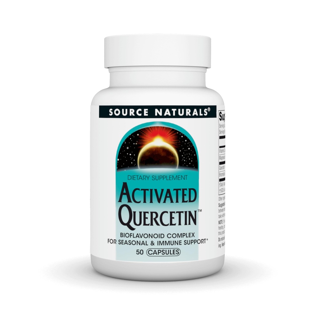 Sumber Quercetin yang diaktifkan, Kompleks Bioflavanoid, untuk Dukungan Seasonal & Imune - 50 Kapsul