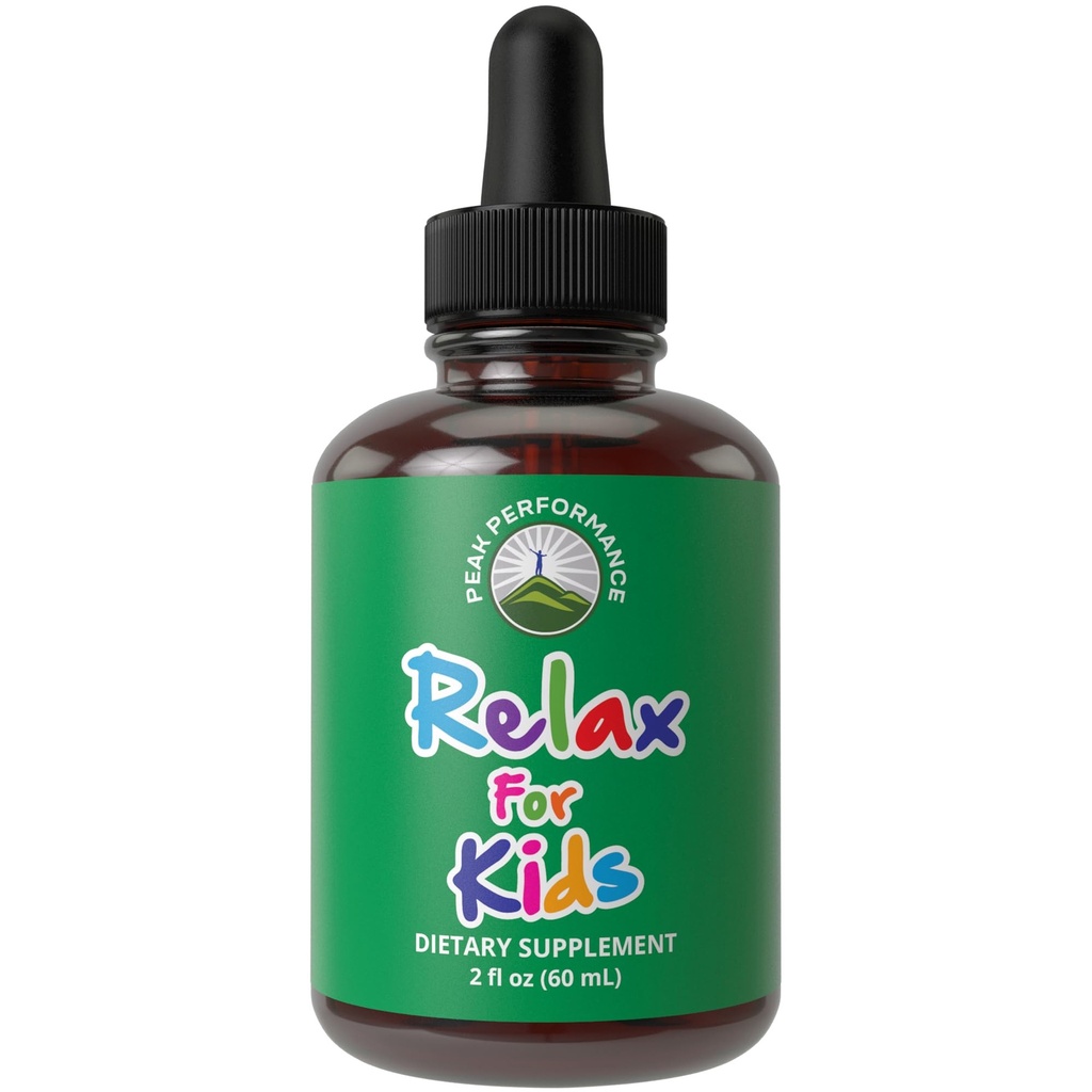 Anak Tenang Cair Drops. Bantuan untuk Relaxation, Calming, Optimal Tidur dengan Chamomile, Magnesium. Tidak ada Bitter Taste. Anak-anak tidak akan tahu kalau mereka mengambilnya. Non- Habit Forming