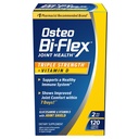 Osteo Bi- Flex Triple Kekuatan dengan Vitamin D Glucosamin Chondroitin Suplemen Kesehatan Gabungan, Tablets Coated, Merah, 120 Count