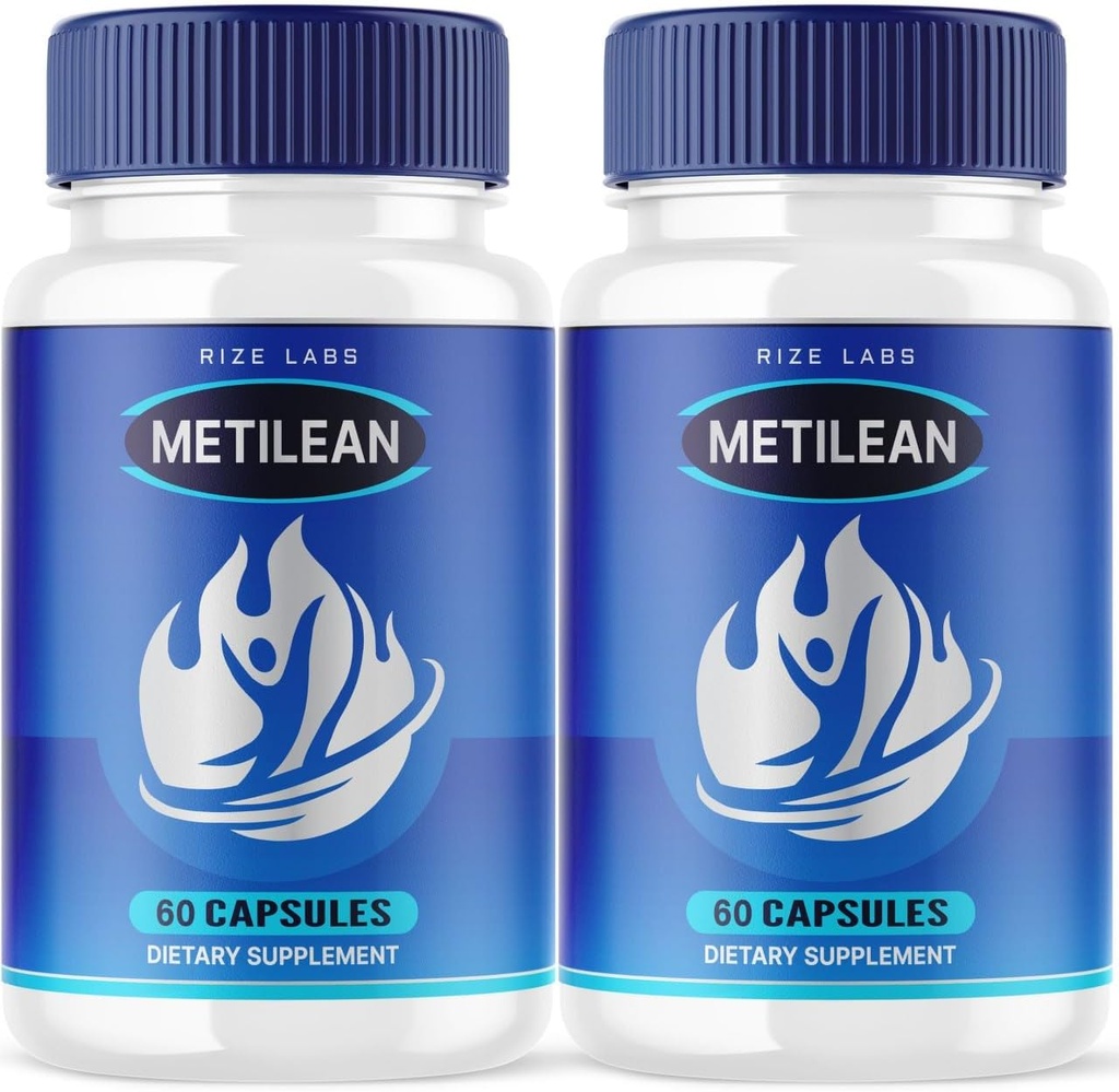 (2 Pack) Tambahan W8e Metilean Loss, Metilean Diteary Pills untuk Melt Stubborn Belly Fat, Metilean Advanced Formula Untuk Kehilangan Pounds, Metilean Pastillas Review (120 Capsules)