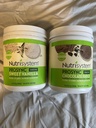 Nutrisystem Nutrestrush Probiotic Shakes Chocolate Fudge dan Sweet Vanilla Shake Mix - Protein & Progetical Dust Belly Bloat 2 Container 16,3 oz. masing-masing 28 pelayan, (Paket 2)