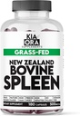Grass Fed Bovine SPleen Supplement; Freeze- Dried, Desicated Spleen Glandular - Mendukung Fungsi & Kesehatan Darah & Ansestral Organ Capsules - 180ct
