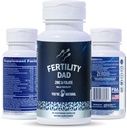 ANDA NATURAL Male Fertilitas Vitamin, Optimal Sperm Count, Motilitas, dan Kekuatan, Ashwagandha, Acid Folic 800 mcg, Magnesium, Maca Root, L-carnitine, Vitamin C, E, D3, Zinc 126 Hari Supply