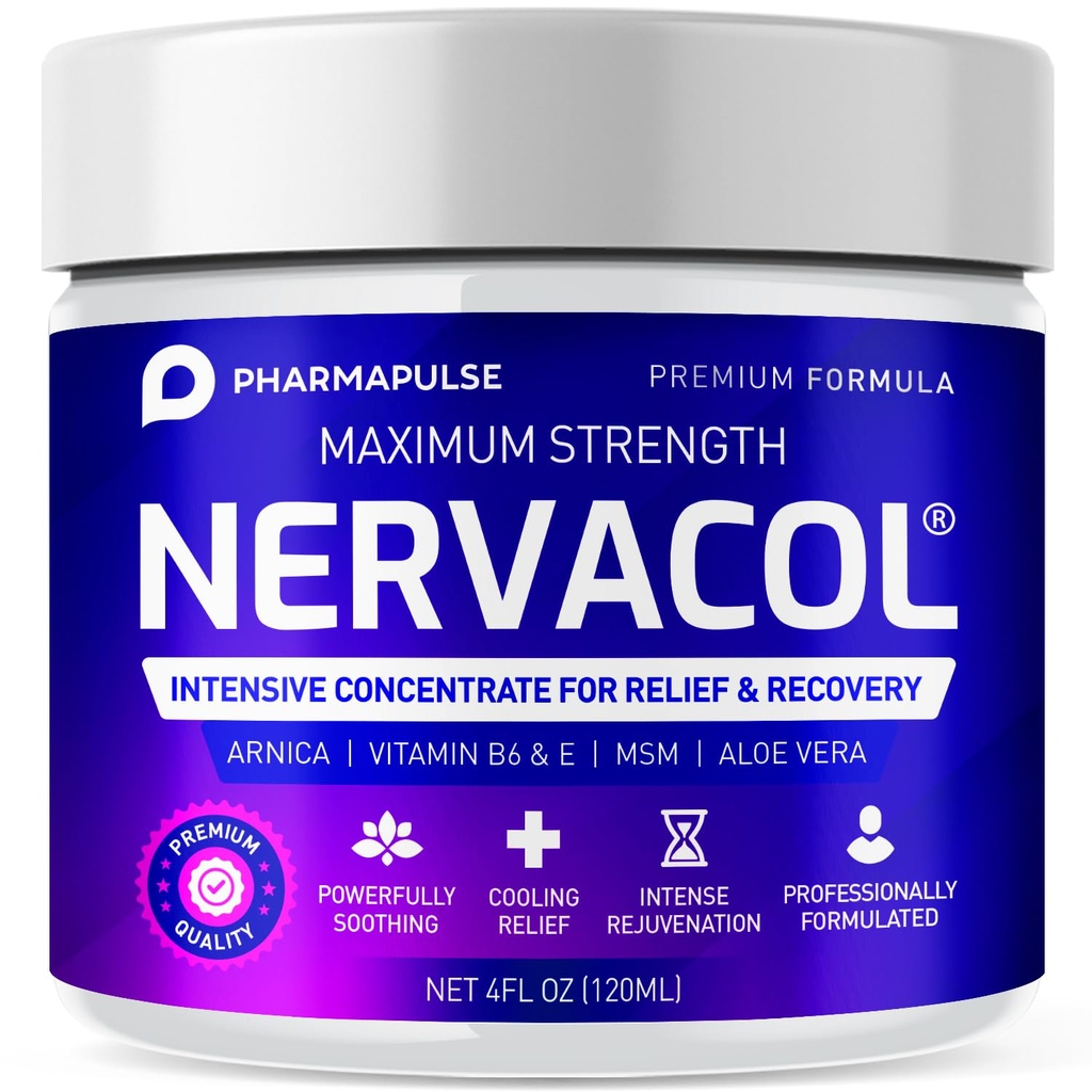 Therapy Neuropathy Neuropathy & Relief Cream - Maximum Power Relief Cream for Foot, Legs, Toes Includes Alpha Lipoic Acid, Arnica, Vitamin B6, Aloe Vera, MSM - Effektif Soolthing 4oz