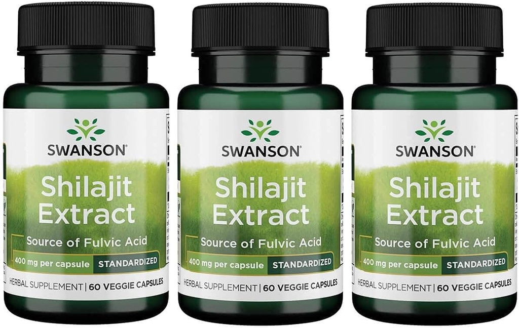 Swanson Shilajit Extract - Herbal Supplement Cell Promoting Cell Growth