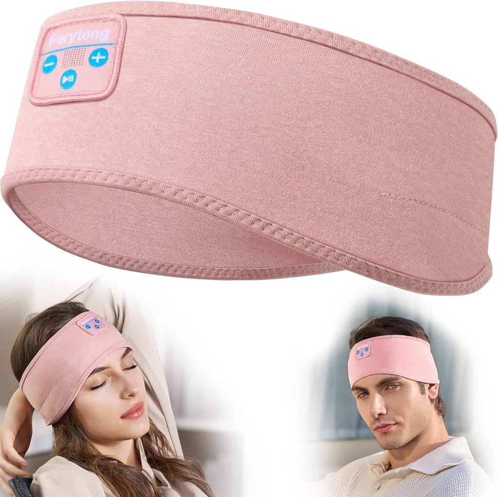 Perytong Tidur Headphone - Bluetooth Headband Nirkabel Headband Tidur dengan Earphone Band Musik Unik Hadiah untuk Perempuan Pria
