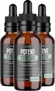 PotenStream Drops - asli Formula, Suplemen Cairan Alami dengan Tanaman Ekstraksi 124; 100% Alam, Dibuat di Amerika Serikat, 3 Bulan Suppply