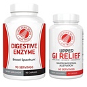 Silver Fern Brand - Upper and Lower GI Ditraffic Dukung Kit - GI Relief and Digetical Enzymes Bundle