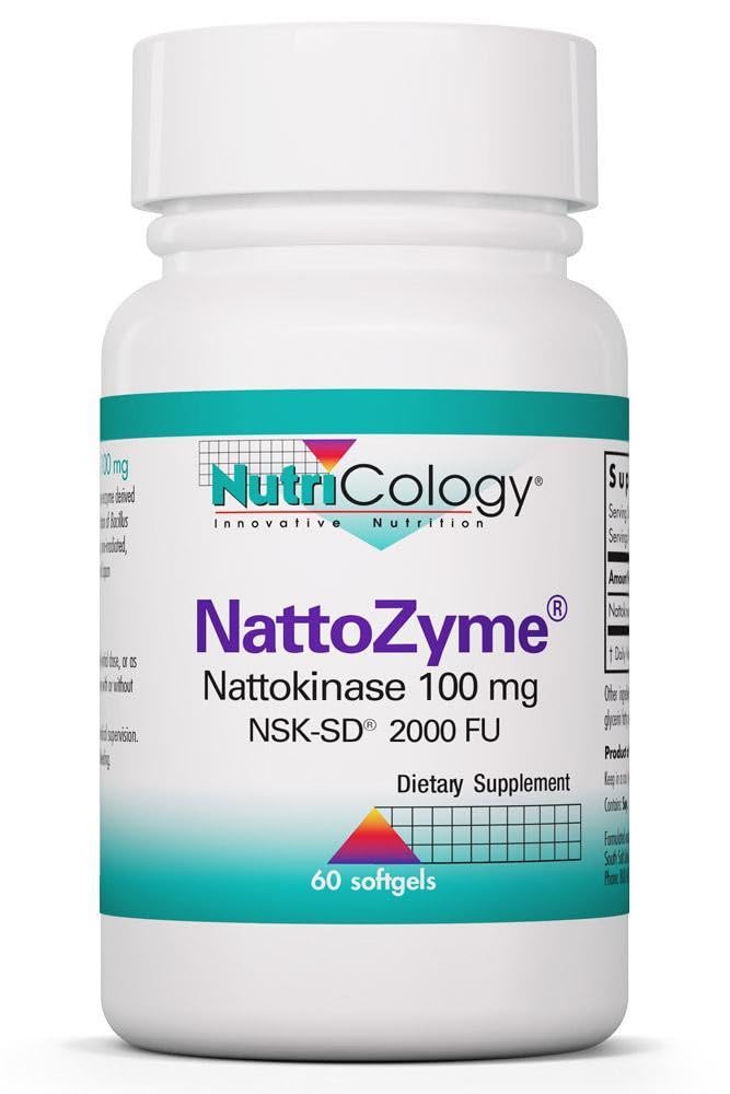 NSK 2000 FU, 100mg, untuk Pria dan Wanita, Hipoallergenik, Formula untuk Dukungan Jantung - 60 Vegetarian Softgels