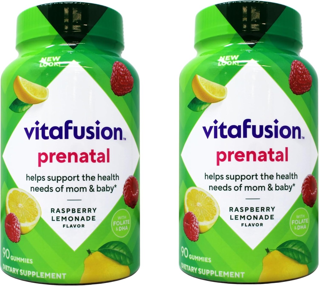 Vitamin, PreNatal, Gummies Dewasa, Flavors Tertujuan - 90 gummi, Paket 2