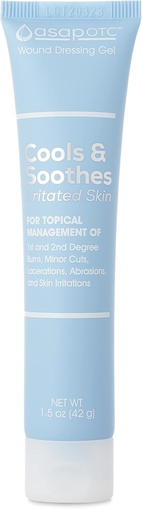 ASAP OTC Wound Dressing Gel oleh American Biotech Labs 124; SilverSol Ag Ag Ag O 24 plum Healing & Soothing Gel = 124; 1.5 Oz