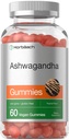 Horbäach Ashwagandha Gummies for Women and Men 126; 60 Count 124; Vegan, Non-GMO, Gluten Free Suppplemen 126; Tropical Flavor