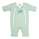 Magic Sleepsuit Baby Merlin 's Cotton Baby Swaddle Product - Soft and Cozy Design, Double Zipper for Easy Diaper Changes, Promes Safe, 3- 6 Bulan - Sage Green - Large 18- 21lbs