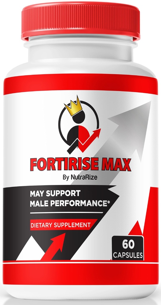 Fortirise Max, Fortirise Max Official Fortirise for Men - Supports Stamina and Energy Levels, All Natural Formula to Dukung Performance and Overall Health, Fortirise Max Pills Review (60 Capsules)