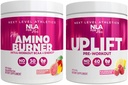 NLA untuk Stack Pre / Intra Kerja Keluar (Termasuk Termogenik-nya Amino Hawaii Sunset dan Uplift Pre Workout Raspberry Lemonade)