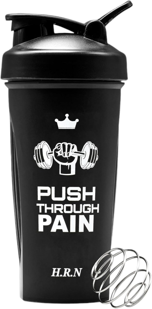 H.R.N 28 OZ Protein Saki Botol Protein Untuk Campuran Protein Dengan Wire Whish, Botol Shaker untuk Latihan Pre & Post, Cangkir Shaker Untuk Latihan