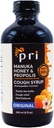 P.R.I Natural Cough Syrup dengan Manuka Honey, Propolis, Tea Tree Oil dan Vitamin C - Sore Throat & Imune Dukungan, Asli Flavor, 8oz
