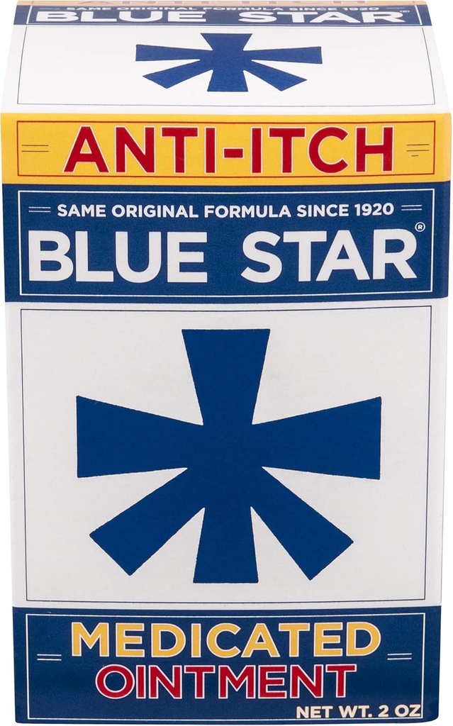 Blue Star Anti- Itch Diobati Overed 2 oz (Paket 3)