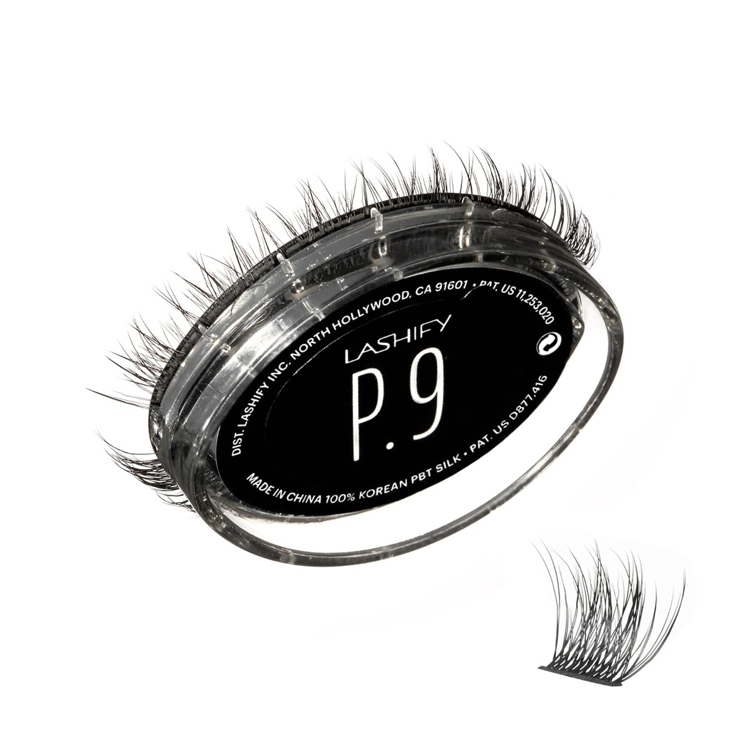 Lashify Plushy 9mm Gossamer Lash in Black, Easy DIY False Lashes for a Voluminous Yeat Still Natural Look
